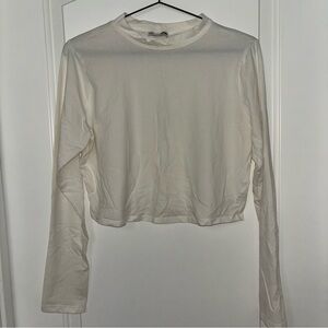 Fashion Nova Women’s Cream White Long Sleeve Top Size 1X